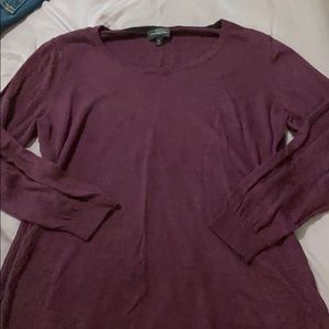 Maroon the limited quarter sleeve sweater.